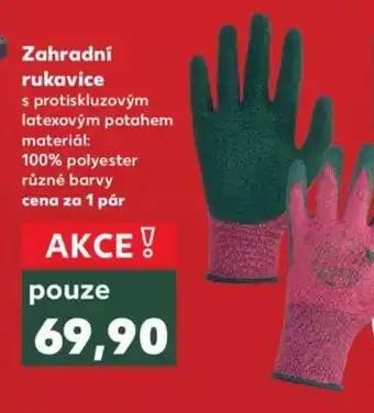 Kaufland Zahradní rukavice nabídka