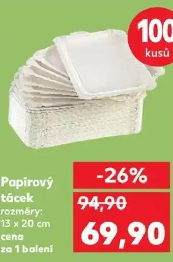 Kaufland Papírový tácek nabídka