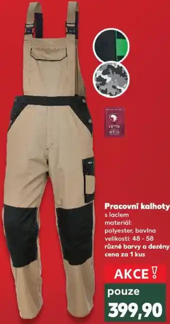 Kaufland Pracovní kalhoty nabídka