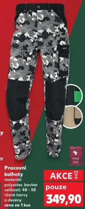 Kaufland Pracovní kalhoty nabídka