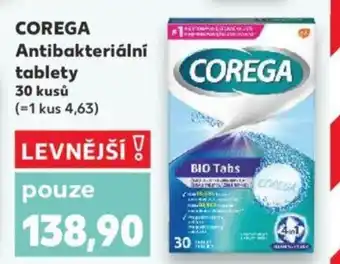 Kaufland COREGA Antibakteriální tablety nabídka