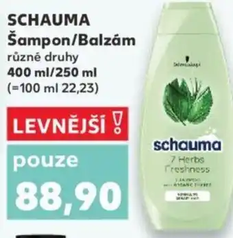 Kaufland SCHAUMA Šampon/Balzám nabídka