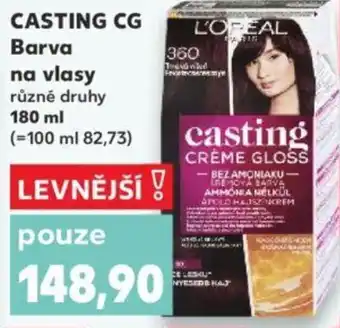 Kaufland CASTING CG Barva na vlasy nabídka