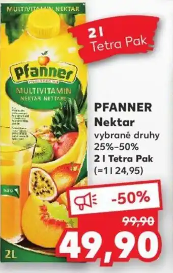 Kaufland PFANNER Nektar 2L nabídka