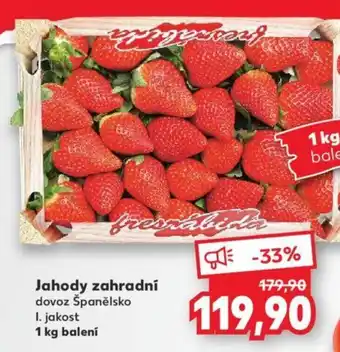 Kaufland Jahody zahradní nabídka