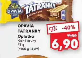 Kaufland OPAVIA TATRANKY Oplatka nabídka
