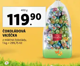 Lidl ČOKOLÁDOVÁ VAJÍČKA nabídka