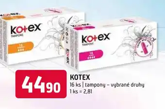 Terno KOTEX nabídka