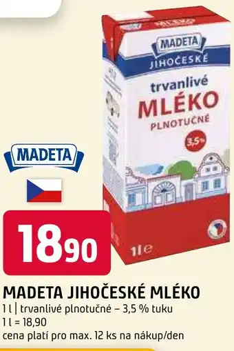 Terno MADETA JIHOČESKÉ MLÉKO nabídka