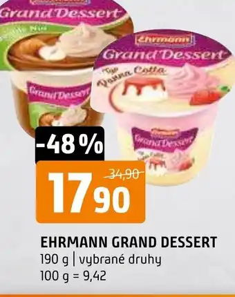 Terno EHRMANN GRAND DESSERT nabídka