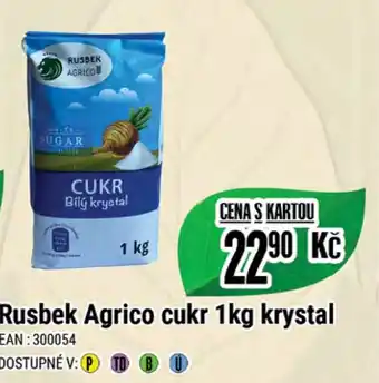 Tamda Foods Rusbek Agrico cukr 1kg krystal nabídka