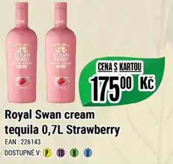 Tamda Foods Royal Swan cream tequila 0,7L Strawberry nabídka
