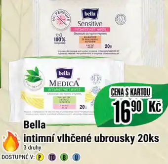 Tamda Foods Bella intimní vlhčené ubrousky 20ks nabídka