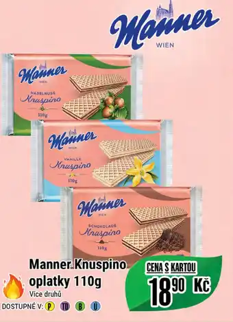 Tamda Foods Manner Knuspino oplatky 110g nabídka