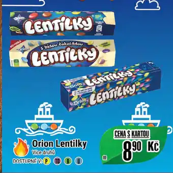 Tamda Foods Orion Lentilky nabídka