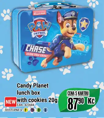 Tamda Foods Candy Planet lunch box with cookies 20g nabídka