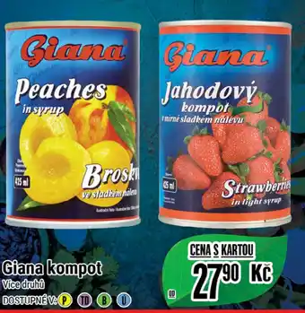 Tamda Foods Giana kompot nabídka