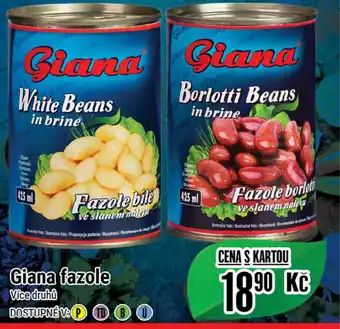 Tamda Foods Giana fazole nabídka