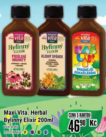 Tamda Foods Maxi Vita. Herbal Bylinný Elixír 200ml nabídka