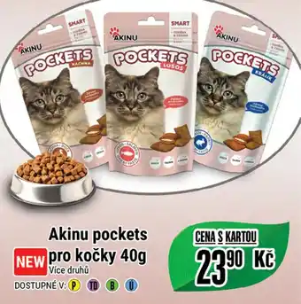 Tamda Foods Akinu pockets pro kočky 40g nabídka