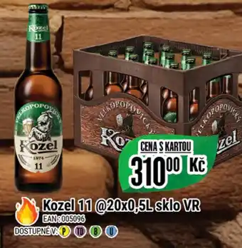 Tamda Foods Kozel 11 @20x0,5L sklo VR nabídka