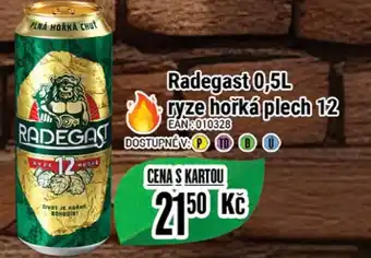 Tamda Foods Radegast 0,5L ryze hořká plech 12 nabídka