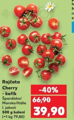 Rajčata cherry - keřík