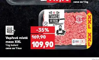 Kaufland Vepřové mleté maso xxl nabídka