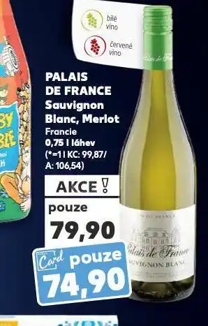 Kaufland Palais de france merlot nabídka