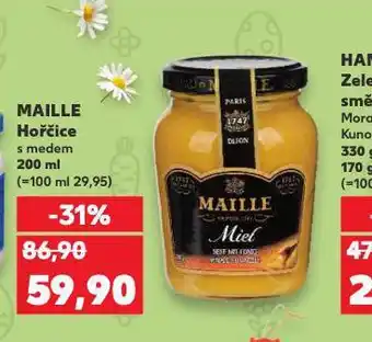 Kaufland Maille hořčice nabídka