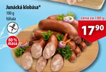 CBA Junácká klobása nabídka