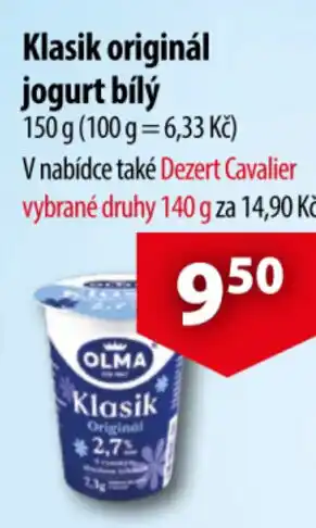 CBA Klasik originál jogurt bílý nabídka