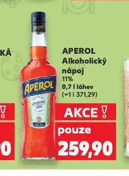 Kaufland Aperol nabídka