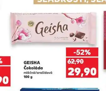 Kaufland Geisha čokoláda nabídka
