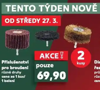 Kaufland Příslušenství pro broušení nabídka