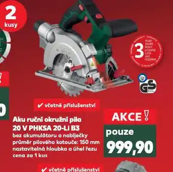 Kaufland Aku ruční okružní pila nabídka