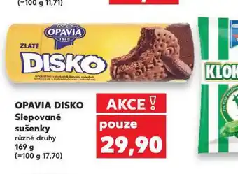 Kaufland Opavia disko slepované sušenky nabídka