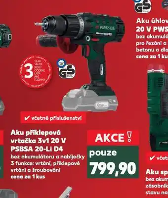 Kaufland Aku příklepová vrtačka nabídka