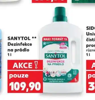 Kaufland Sanytol dezinfekce na prádlo nabídka