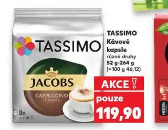 Kaufland Tassimo kávové kapsle nabídka
