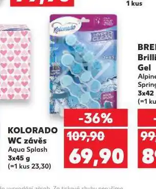 Kaufland Kolorado wc závěs nabídka