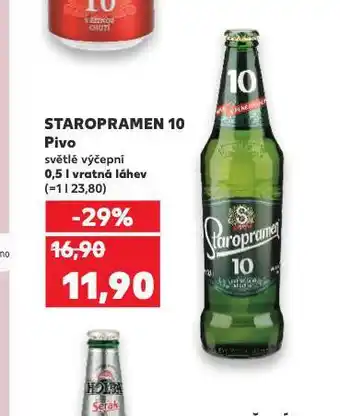 Kaufland Pivo staropramen 10 nabídka