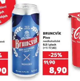 Kaufland Pivo bruncvík nealko nabídka