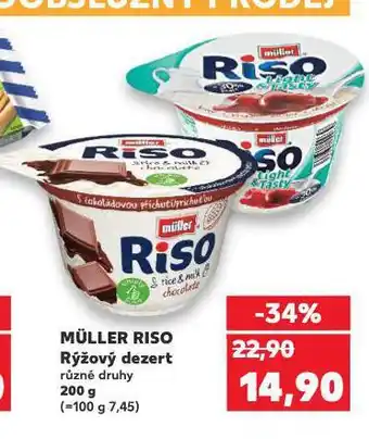 Kaufland Müller riso rýžový dezert nabídka