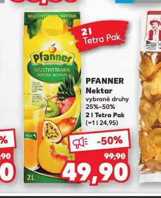 Kaufland Pfanner nektar nabídka