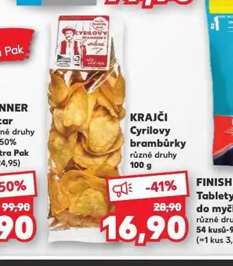 Kaufland Cyrilovy brambůrky nabídka