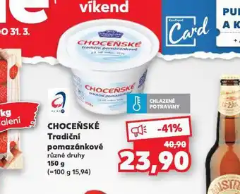 Kaufland Choceňské tradiční pomazánkové nabídka
