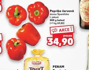 Kaufland Paprika červená nabídka