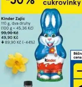 Tesco Kinder zajíc nabídka