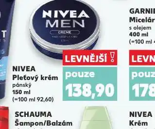 Kaufland Nivea pleťový krém nabídka